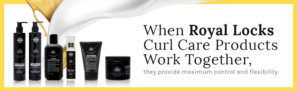When Royal Locks Curl Care Products Work Together