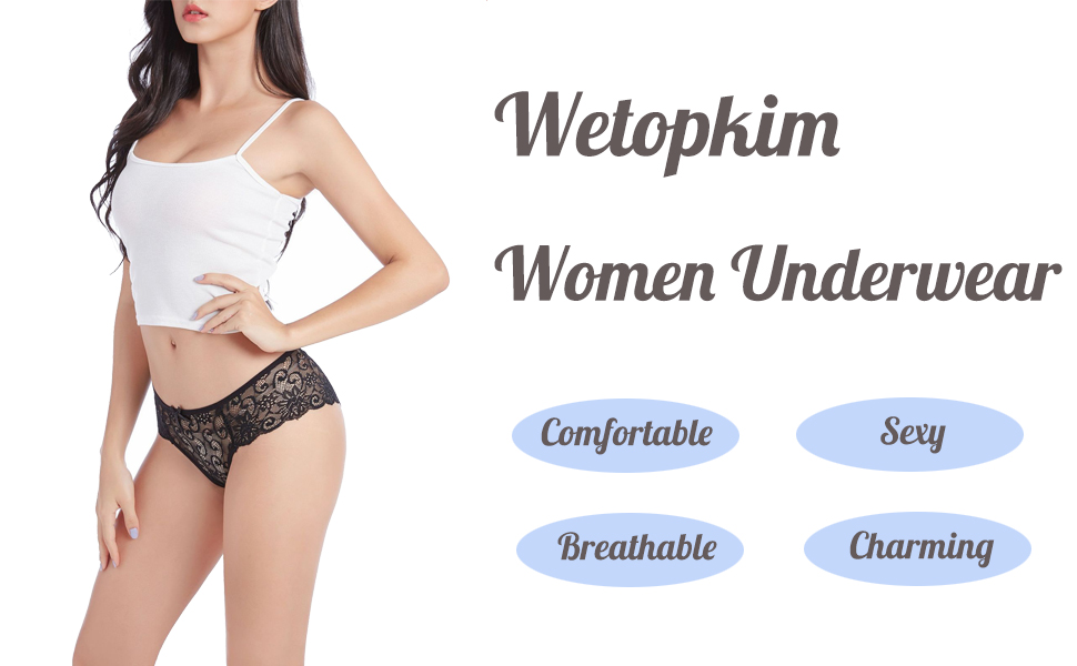 Wetopkim cotton underwear panties pack for women