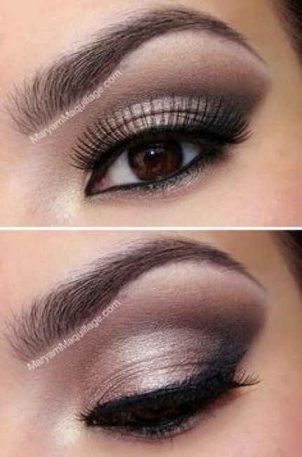 maquillage mariage yeux marrons
