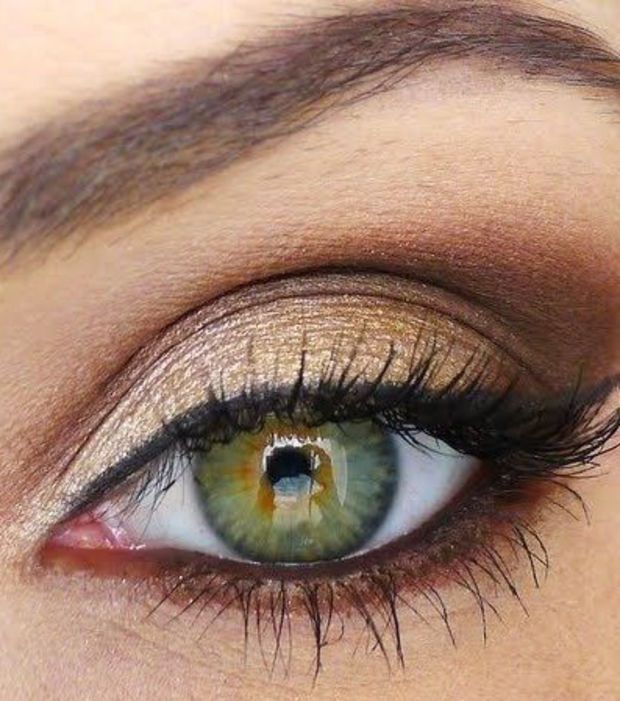 maquillage pour mariee yeux verts
