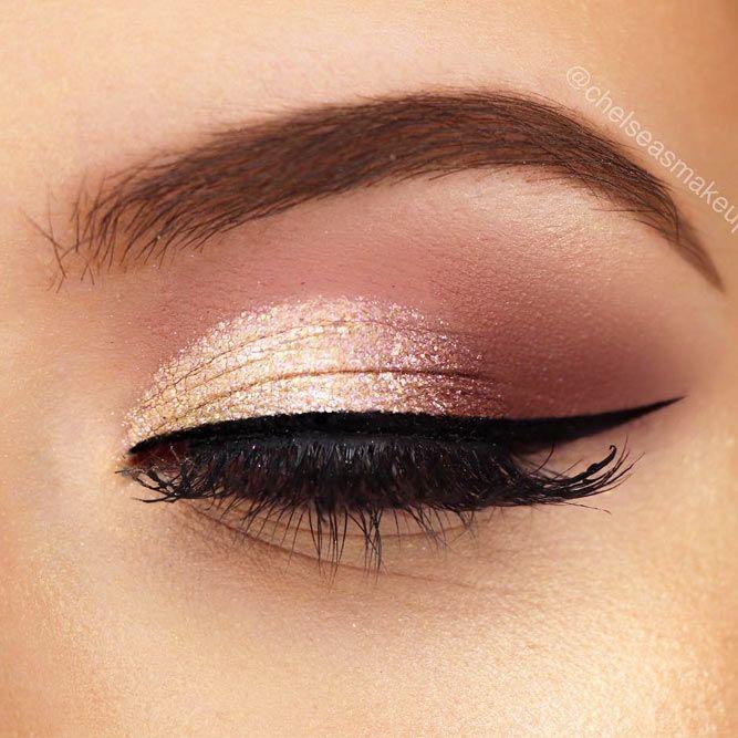 maquillage mariage rose gold