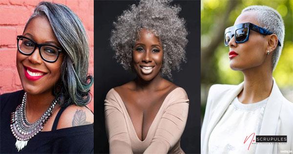 cheveux gris 11 superbes coiffures pour femmes noires de 50 ans 5 1
