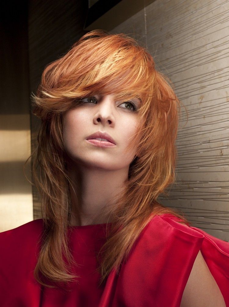 Coiffure femme cheveux roux – Coupes de cheveux populaires