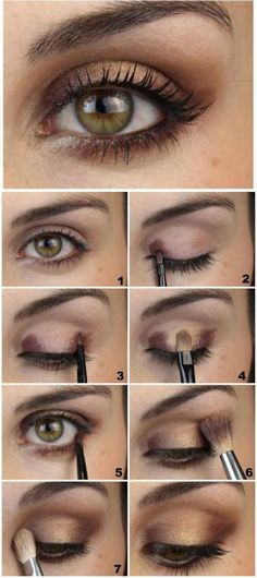 maquillage invitée mariage yeux marrons