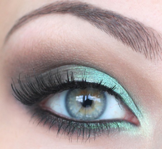 maquillage pour mariage yeux vert