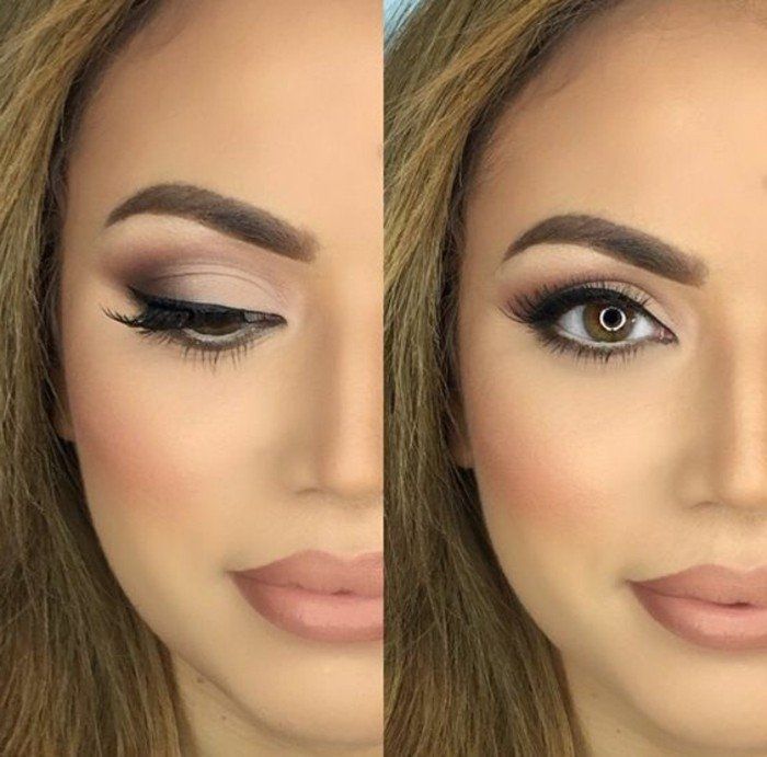 maquillage mariage pour brune yeux marrons - Maquillage