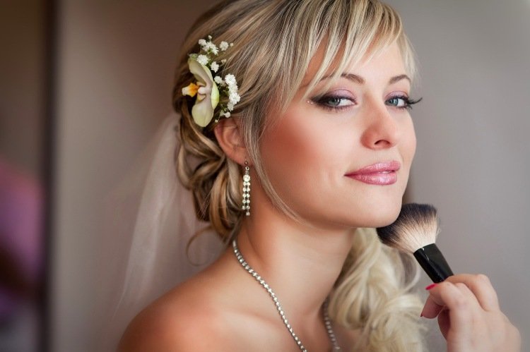 maquillage mariée naturel blonde