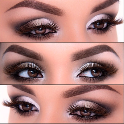 maquillage mariage brune yeux marrons