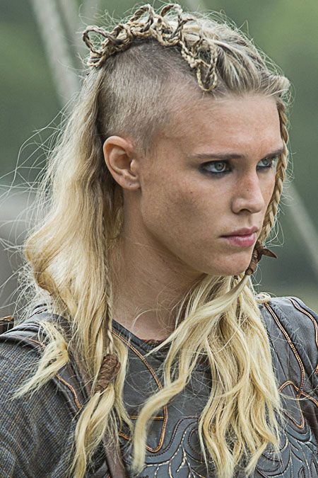 coiffure courte femme viking
