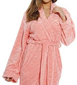 1608957710 womens lingerie robe furry Just Love Printed Plush Robe