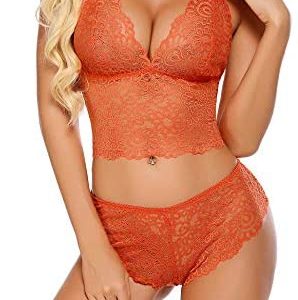 1610213058 womens lingerie plus size orange Avidlove Lingerie Set Sexy