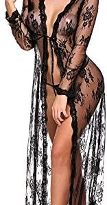 1610289830 womens lingerie robe Lingerie for Women Sexy Long Lace