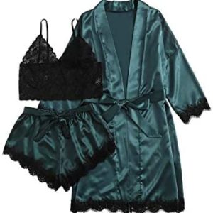1610341035 womens lingerie set sexy green DIDK Womens Lace 3