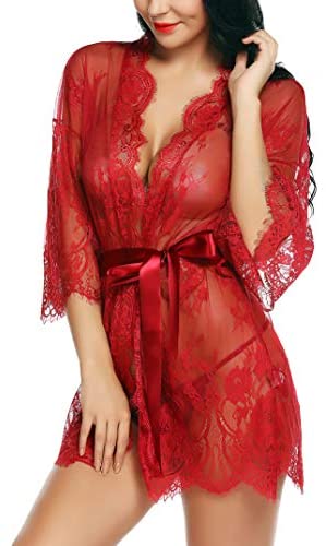 1610994022 womens lingerie sexy sets with robes Ababoon Womens Lace