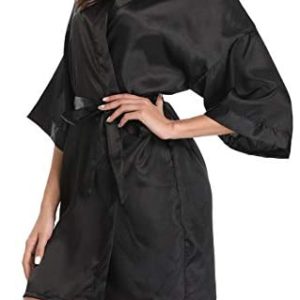 1611529887 womens lingerie plus size robe Old Times Womens Pure Color