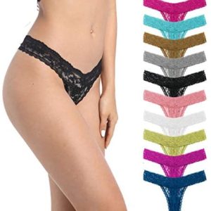 crotchless panties plus size 4x Womens Lace Thongs T
