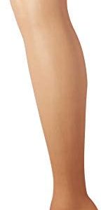 lingerie transparente Hanes womens Control Top Reinforced Toe Pantyhose
