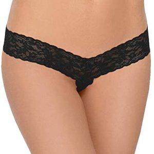 womens lingerie crotchless panties hanky panky Signature Lace Crotchless