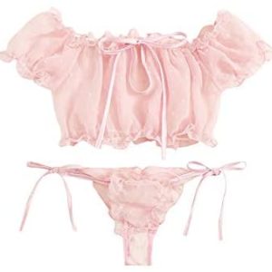 womens lingerie set for sex SheIn Womens Self Tie