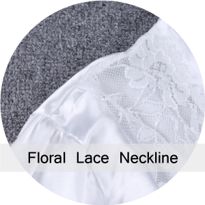 Floral Lace Neckline