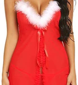 1613135495 womens lingerie sexy plus size santa RSLOVE Women Christmas