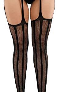 1613168548 womens lingerie set with garter and stockings crotchless E Laurels
